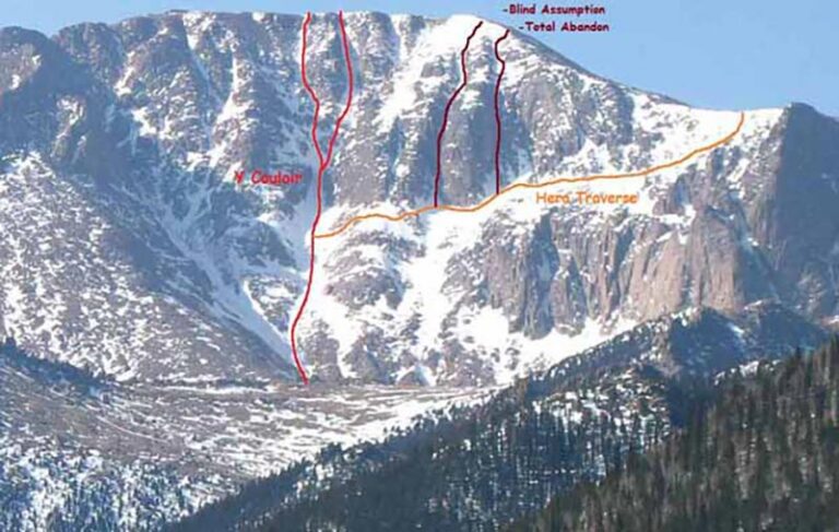 Pikes Peak Ice:Mixed Climbing, Guided Ascents-north-face-map1